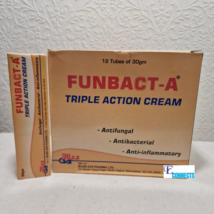 Funbact A Triple Action Cream - 30g